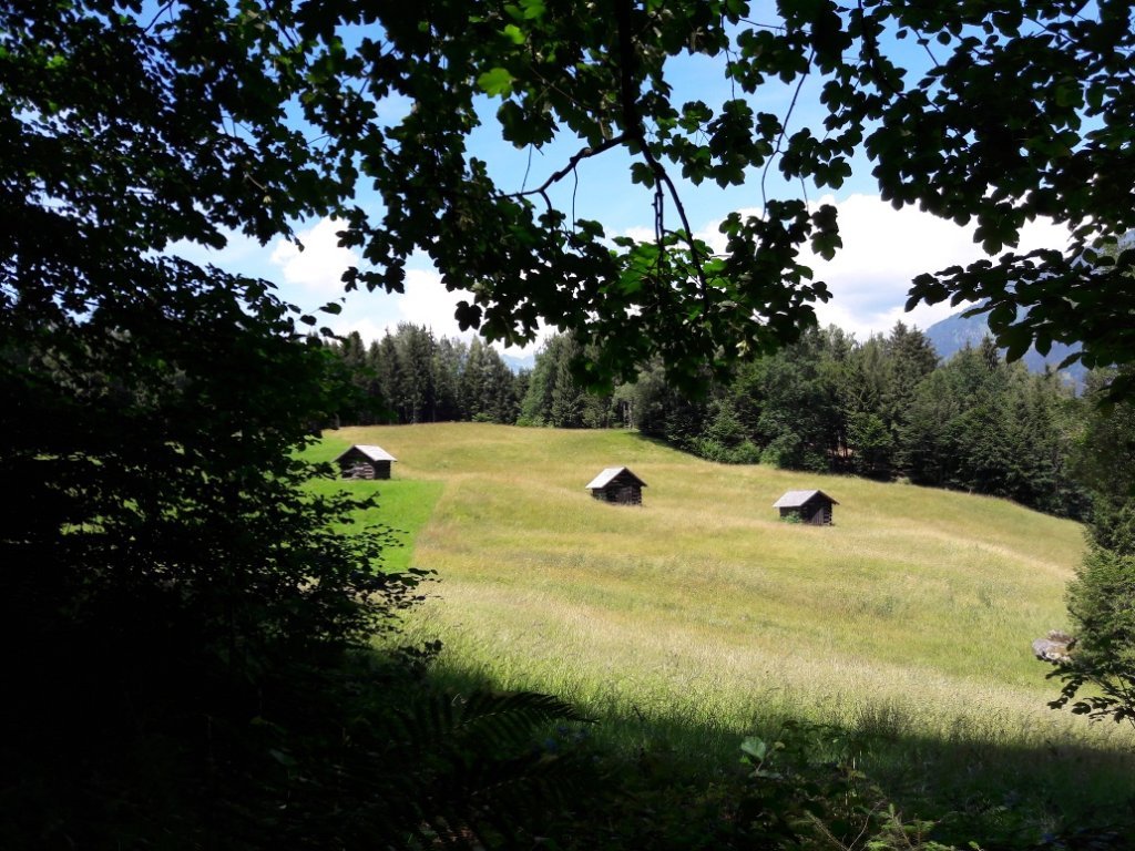 Blick hinunter auf die Schaß