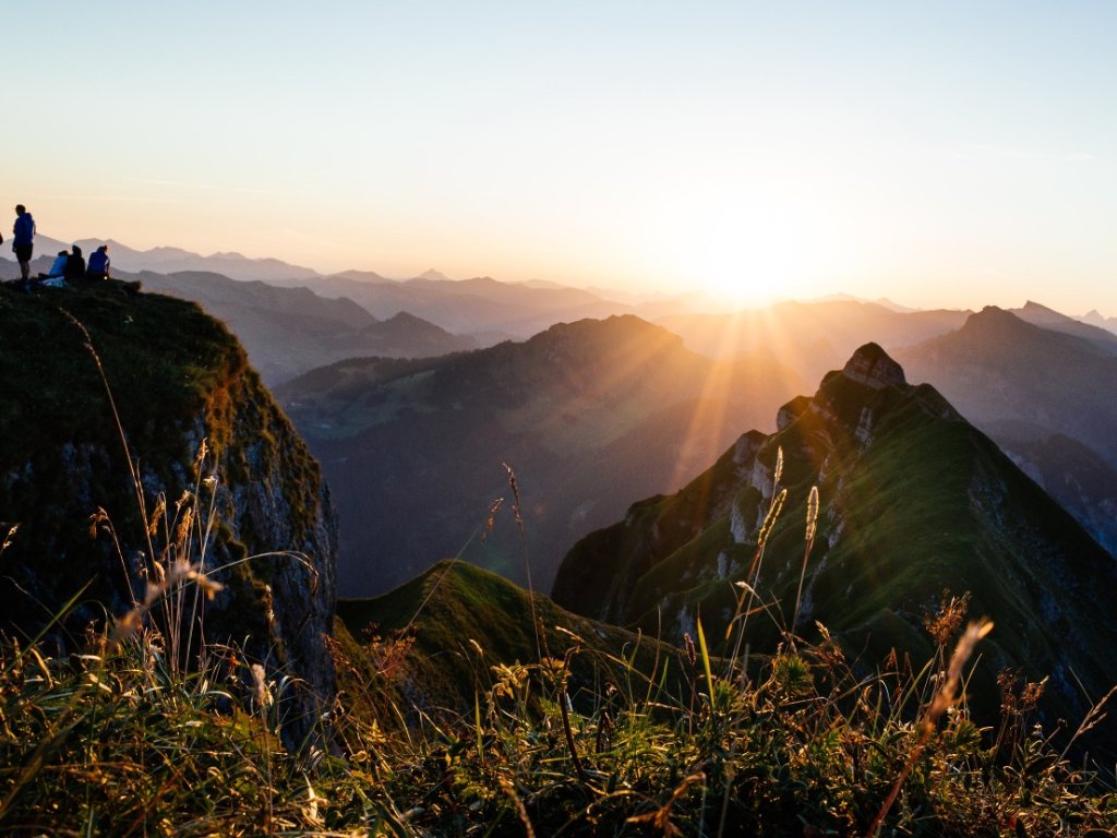 Sonnenuntergang am Diedamskopf