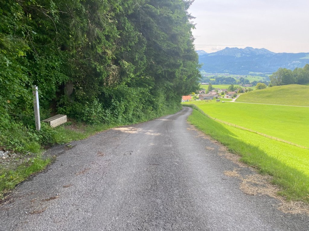 Über den Rotenberg zurück nach Lingenau