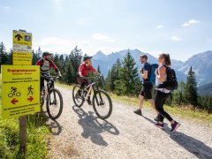 Mountainbiken und Wandern im Brandnertal (Symbolbild)